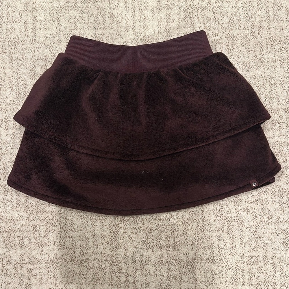 Athleta Girl Deep Purple Tiered Mini Skirt, 6